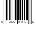 Barcode Image for UPC code 070750000056