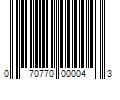 Barcode Image for UPC code 070770000043