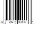 Barcode Image for UPC code 070776000061