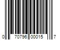 Barcode Image for UPC code 070796000157