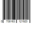 Barcode Image for UPC code 0708163121920