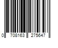 Barcode Image for UPC code 0708163275647