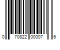 Barcode Image for UPC code 070822000076