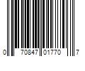 Barcode Image for UPC code 070847017707