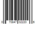 Barcode Image for UPC code 070847022206