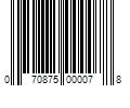 Barcode Image for UPC code 070875000078