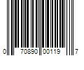 Barcode Image for UPC code 070890001197