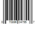 Barcode Image for UPC code 070896047557