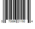 Barcode Image for UPC code 070896211934