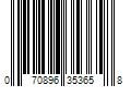 Barcode Image for UPC code 070896353658