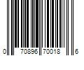 Barcode Image for UPC code 070896700186