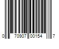 Barcode Image for UPC code 070907001547