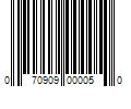 Barcode Image for UPC code 070909000050