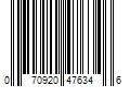 Barcode Image for UPC code 070920476346