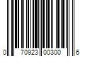 Barcode Image for UPC code 070923003006