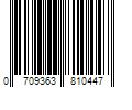 Barcode Image for UPC code 0709363810447