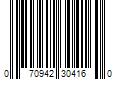 Barcode Image for UPC code 070942304160