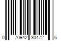 Barcode Image for UPC code 070942304726