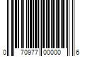 Barcode Image for UPC code 070977000006