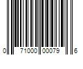 Barcode Image for UPC code 071000000796