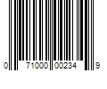 Barcode Image for UPC code 071000002349