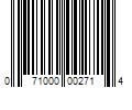 Barcode Image for UPC code 071000002714. Product Name: 