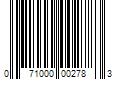 Barcode Image for UPC code 071000002783