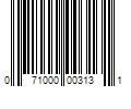 Barcode Image for UPC code 071000003131