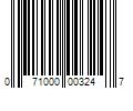 Barcode Image for UPC code 071000003247