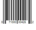 Barcode Image for UPC code 071000004282