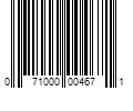 Barcode Image for UPC code 071000004671