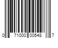 Barcode Image for UPC code 071000005487