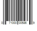 Barcode Image for UPC code 071000005869