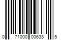 Barcode Image for UPC code 071000006385