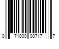 Barcode Image for UPC code 071000007177