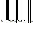 Barcode Image for UPC code 071000007184