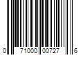 Barcode Image for UPC code 071000007276