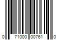 Barcode Image for UPC code 071000007610