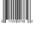 Barcode Image for UPC code 071000007856