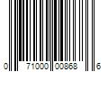 Barcode Image for UPC code 071000008686