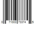 Barcode Image for UPC code 071003733745