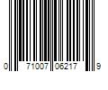 Barcode Image for UPC code 071007062179