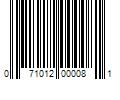 Barcode Image for UPC code 071012000081