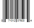 Barcode Image for UPC code 071012075034