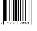 Barcode Image for UPC code 0710137006676. Product Name: Dunlop SLS1103B Black Original Design Straplock System