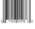 Barcode Image for UPC code 071018010763