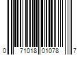 Barcode Image for UPC code 071018010787