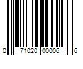 Barcode Image for UPC code 071020000066