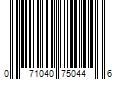 Barcode Image for UPC code 071040750446