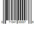 Barcode Image for UPC code 071041000076